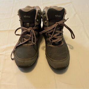 Ahnu Charcoal Lace Up Boots for Women